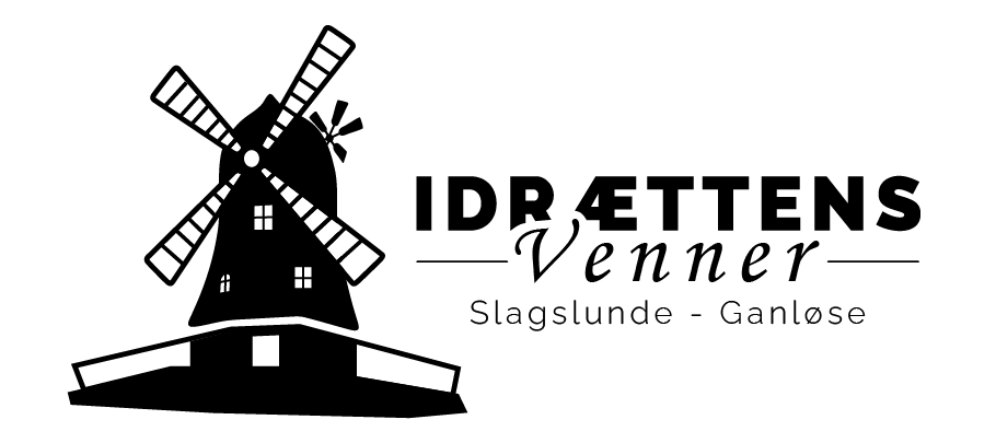 Idrættens venner — Tvær logo, sort